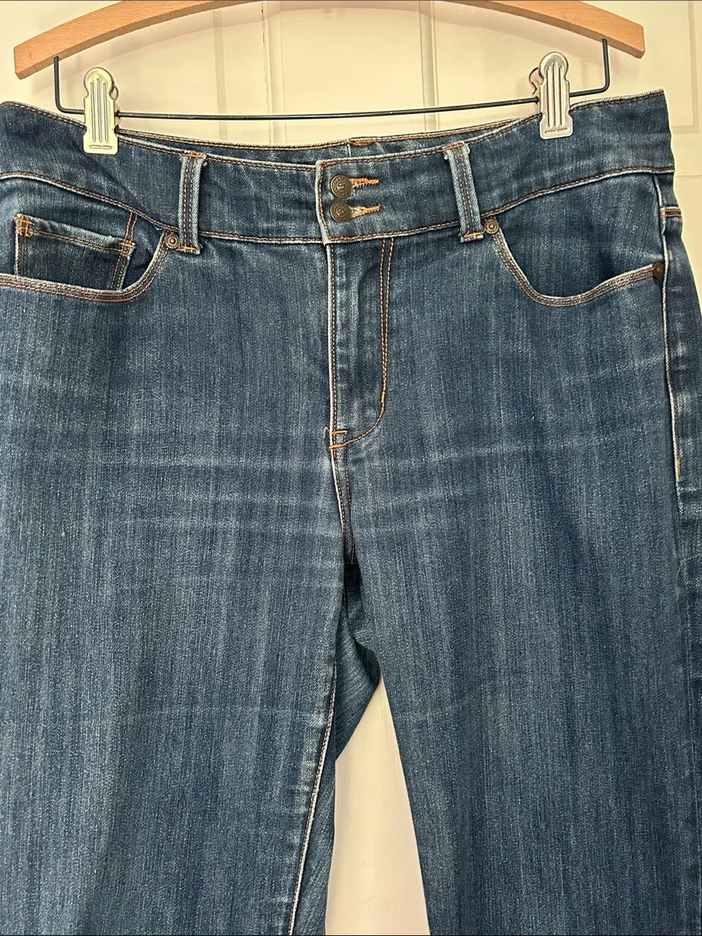Seven7 Dark Blue Boot Cut Jeans